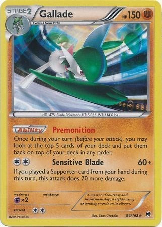 BLE: Gallade - 84/162 (Cosmos Holo) (Holofoil)
