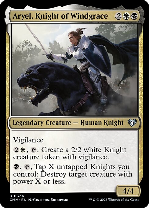CMM: Aryel, Knight of Windgrace (Foil)