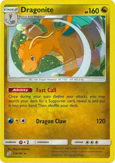 MCAP: Dragonite - 119/181 (Cosmos Holo) (Holofoil)