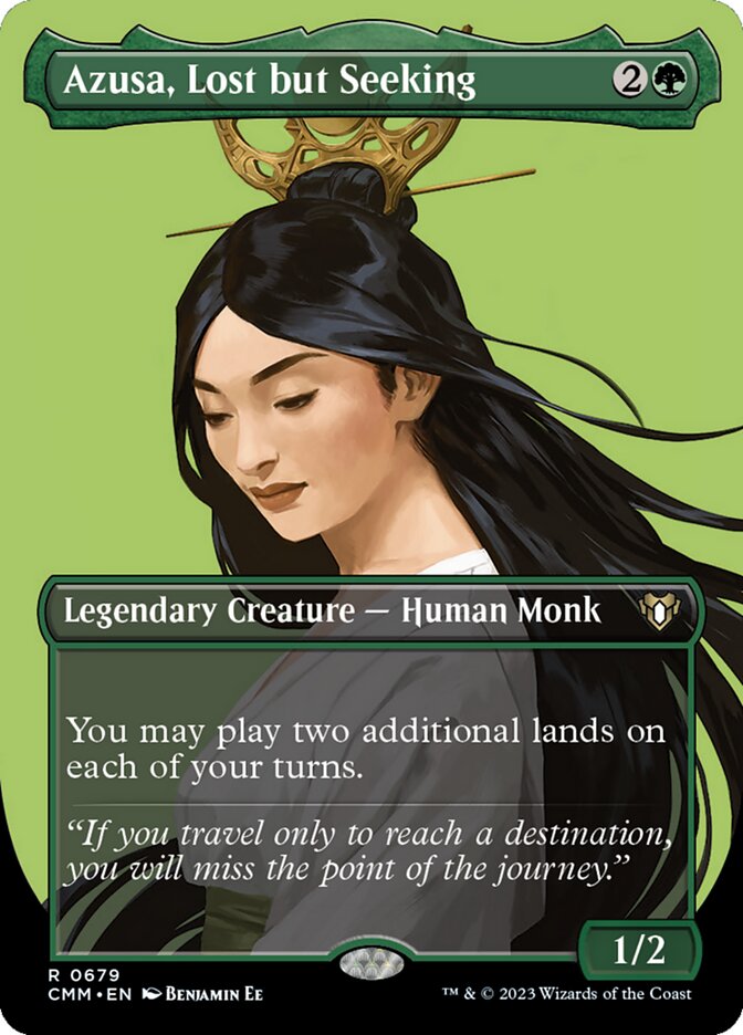 Azusa, Lost but Seeking (Borderless) [Foil] :: CMM