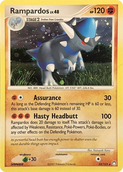 PR: Rampardos - 33/123 (Cosmos Holo) (Holofoil)