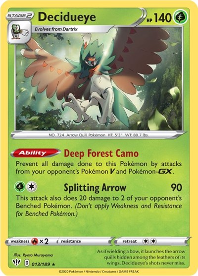 SWSH03: Decidueye (Reverse Holofoil)