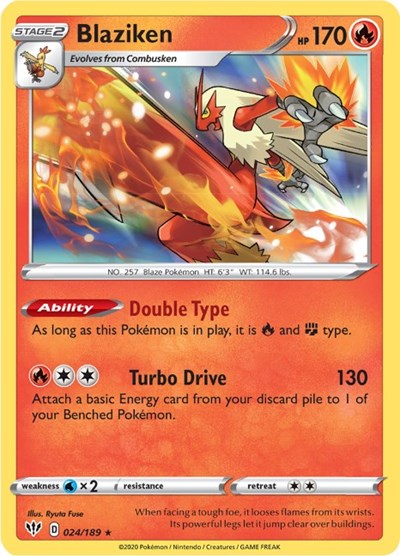 SWSH03: Blaziken (Holofoil)