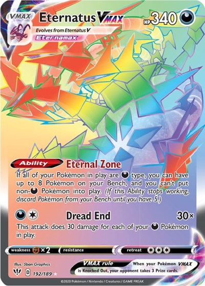 SWSH03: Eternatus VMAX (Secret) (Holofoil)