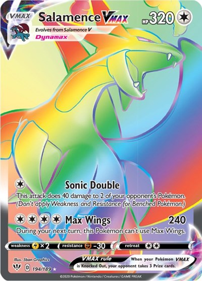 SWSH03: Salamence VMAX (Secret) (Holofoil)