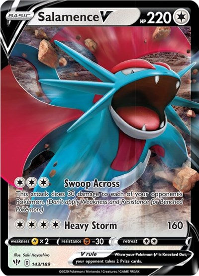 SWSH03: Salamence V (Holofoil)