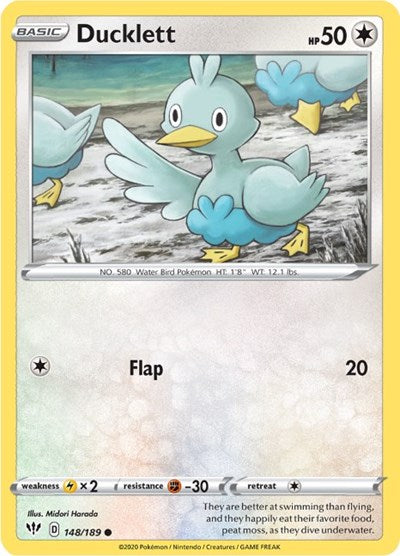 SWSH03: Ducklett (Reverse Holofoil)