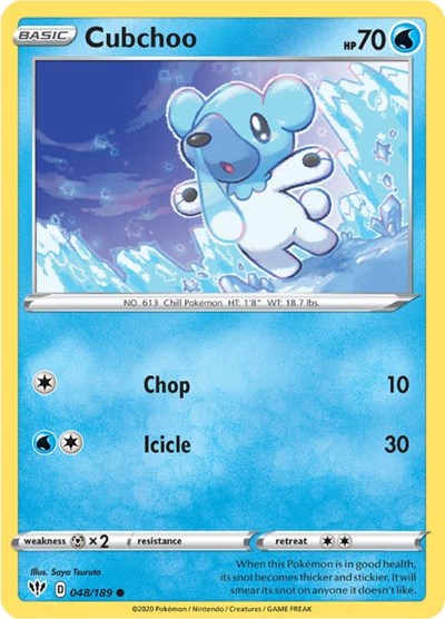 SWSH03: Cubchoo (Reverse Holofoil)