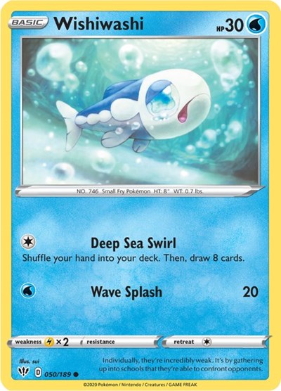 SWSH03: Wishiwashi (Reverse Holofoil)