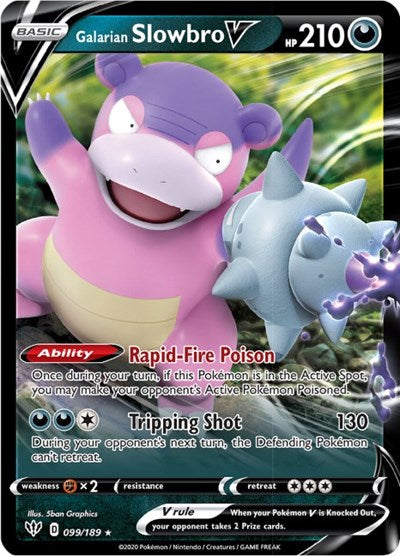SWSH03: Galarian Slowbro V (Holofoil)