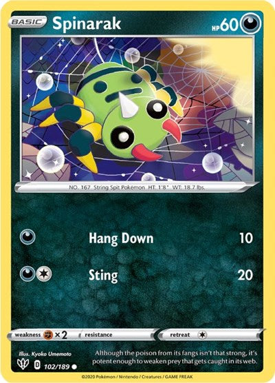 SWSH03: Spinarak (Reverse Holofoil)