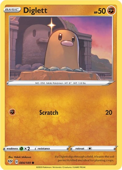SWSH03: Diglett (Reverse Holofoil)