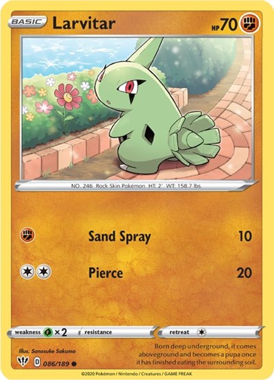 SWSH03: Larvitar (Reverse Holofoil)
