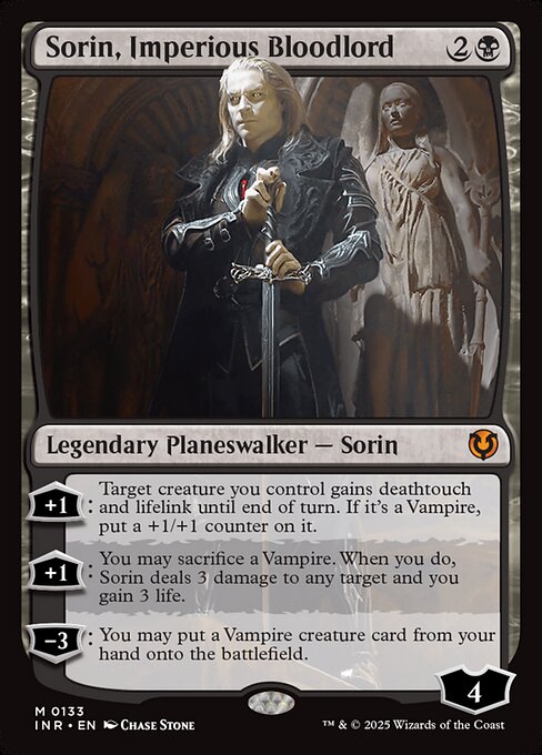 INR: Sorin, Imperious Bloodlord