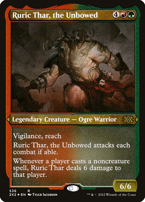 2X2: Ruric Thar, the Unbowed (Foil Etched)