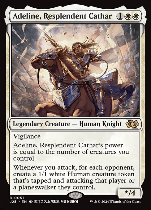 J25: Adeline, Resplendent Cathar (Anime) (Foil)