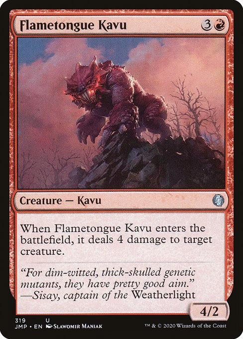 JMP: Flametongue Kavu
