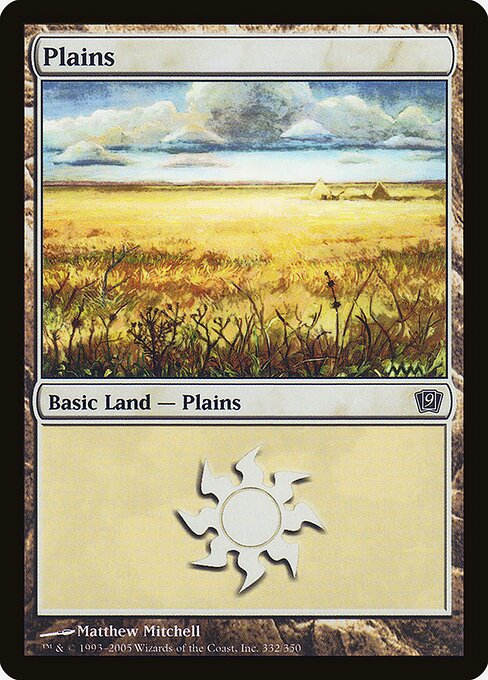 9ED: Plains (332) (Foil)