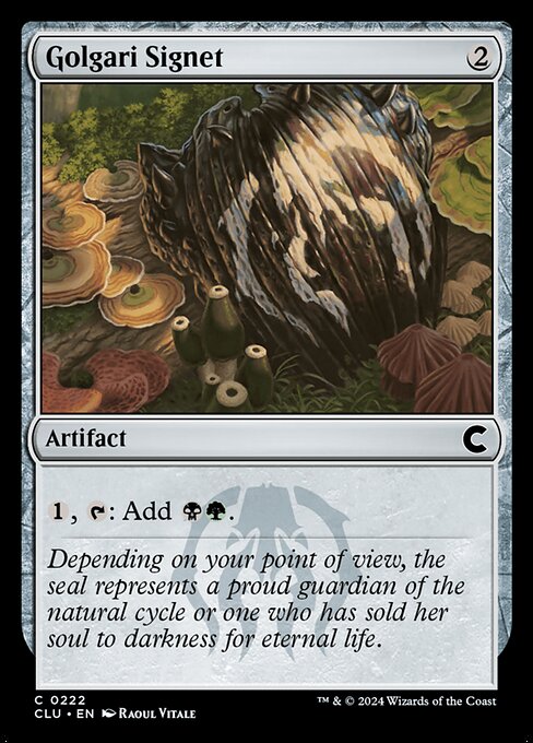 CLU: Golgari Signet