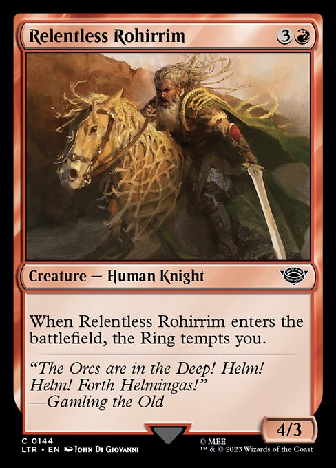 LTR: Relentless Rohirrim