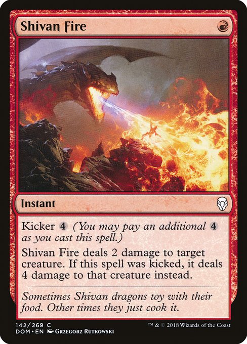 DOM: Shivan Fire (Foil)