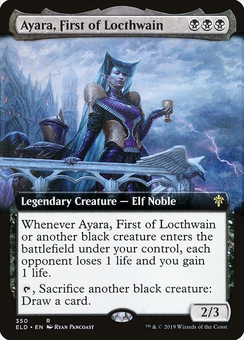 ELD: Ayara, First of Locthwain (Extended Art) (Foil)