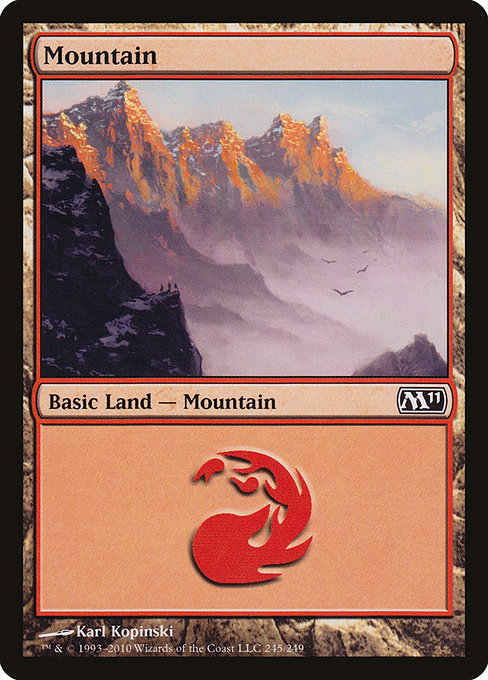 M11: Mountain (245) (Foil)