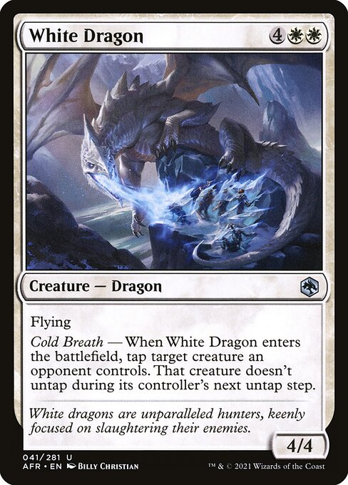 AFR: White Dragon (Foil)