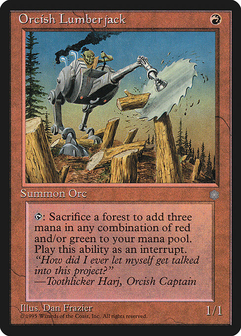ICE: Orcish Lumberjack