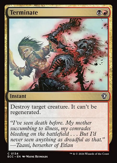 ECC: Terminate