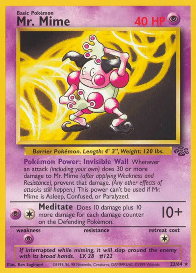 Mr. Mime (22) 22/64 Unlimited Jungle