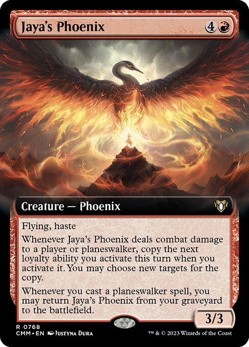 CMM: Jaya's Phoenix (Extended Art) (Foil)