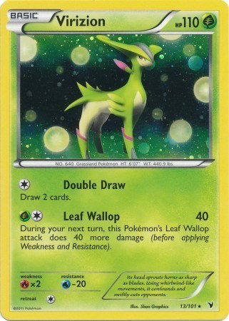BLE: Virizion - 13/101 (Cosmos Holo) (Holofoil)