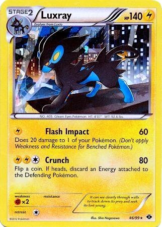 BLE: Luxray - 46/99 (Cracked Ice Holo) (Holofoil)