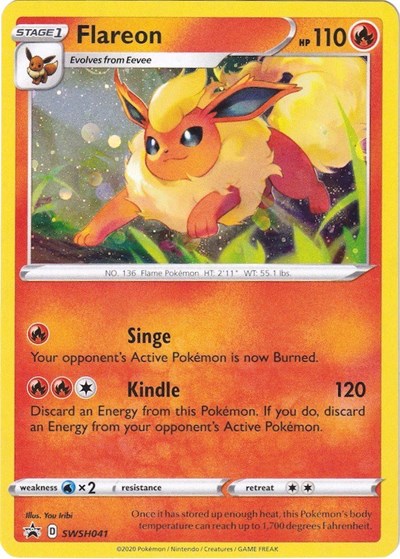 SWSD: Flareon - SWSH041 (Holofoil)