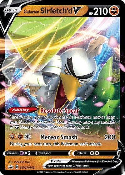 SWSD: Galarian Sirfetch'd V - SWSH043 (Holofoil)