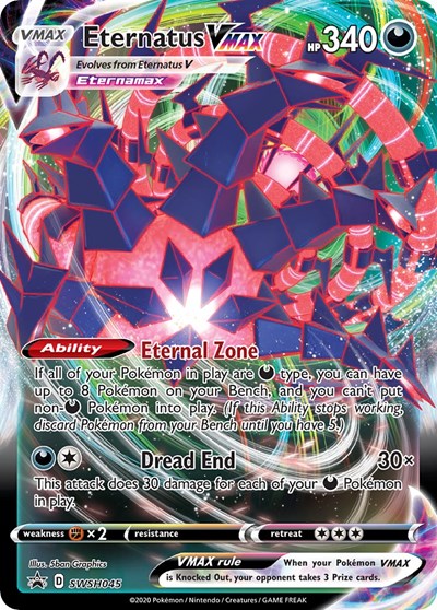 SWSD: Eternatus VMAX - SWSH045 (Holofoil)