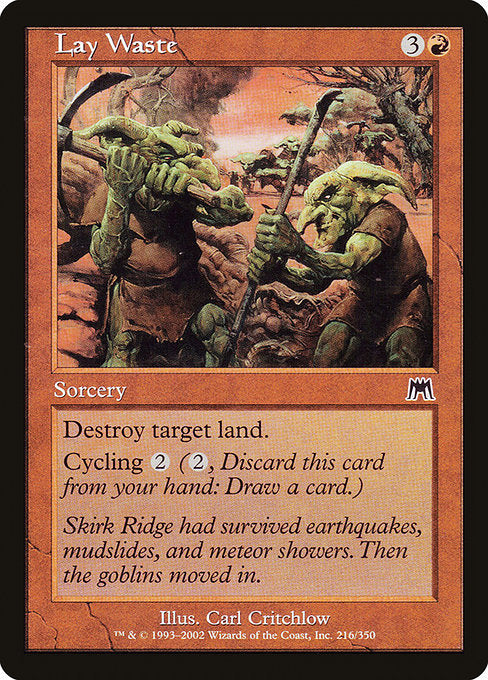 ONS: Lay Waste (Foil)