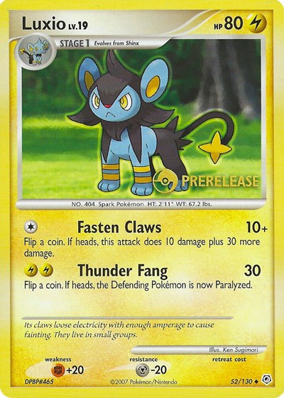 PR: Luxio - 52/130 (Prerelease)
