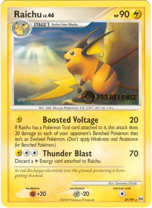 PR: Raichu - 27/99 (Prerelease)