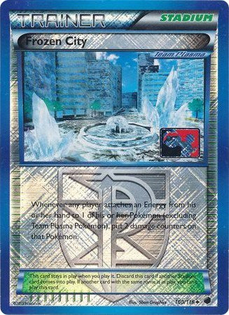 PR: Frozen City (Team Plasma) - 100/116 (League Promo) (Reverse Holofoil)
