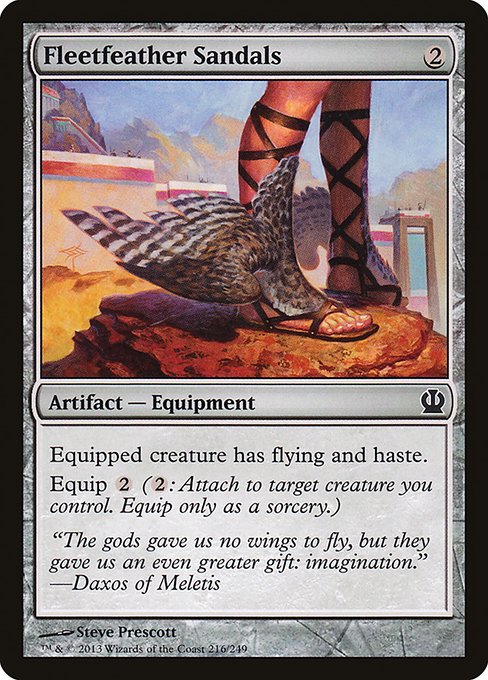 THS: Fleetfeather Sandals (Foil)
