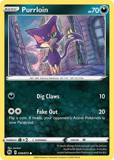 CHP: Purrloin (Reverse Holofoil)