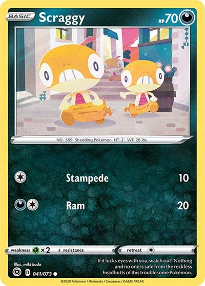 CHP: Scraggy (Reverse Holofoil)