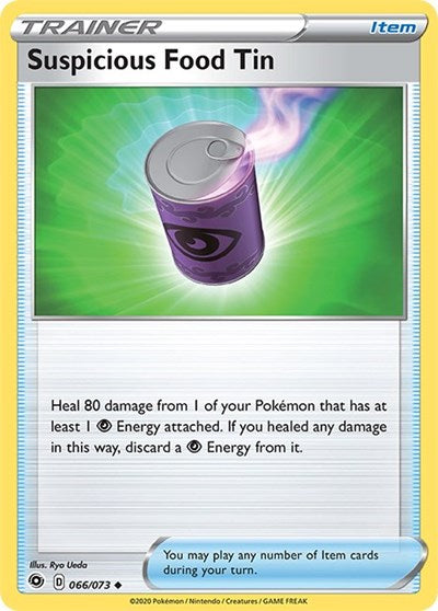 CHP: Suspicious Food Tin (Reverse Holofoil)