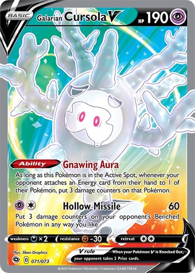 CHP: Galarian Cursola V (Full Art) (Holofoil)