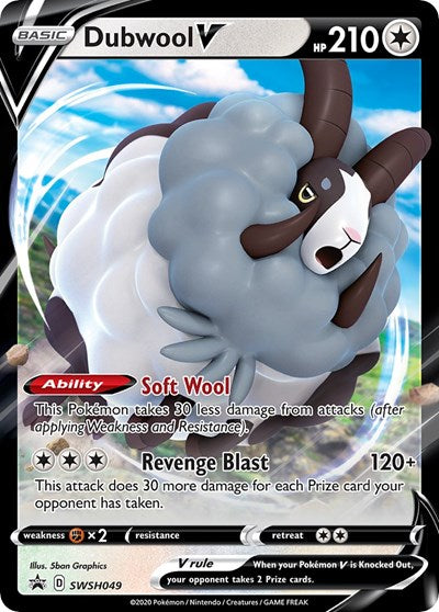 SWSD: Dubwool V - SWSH049 (Holofoil)
