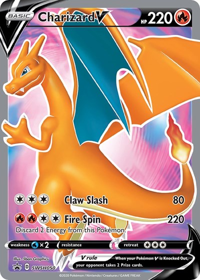 SWSD: Charizard V - SWSH050 (Holofoil)
