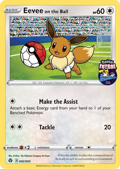 MCAP: Eevee on the Ball - 002/005 (Pokemon Futsal)