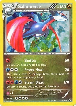 BLE: Salamence - 57/108 (Cosmos Holo) (Holofoil)